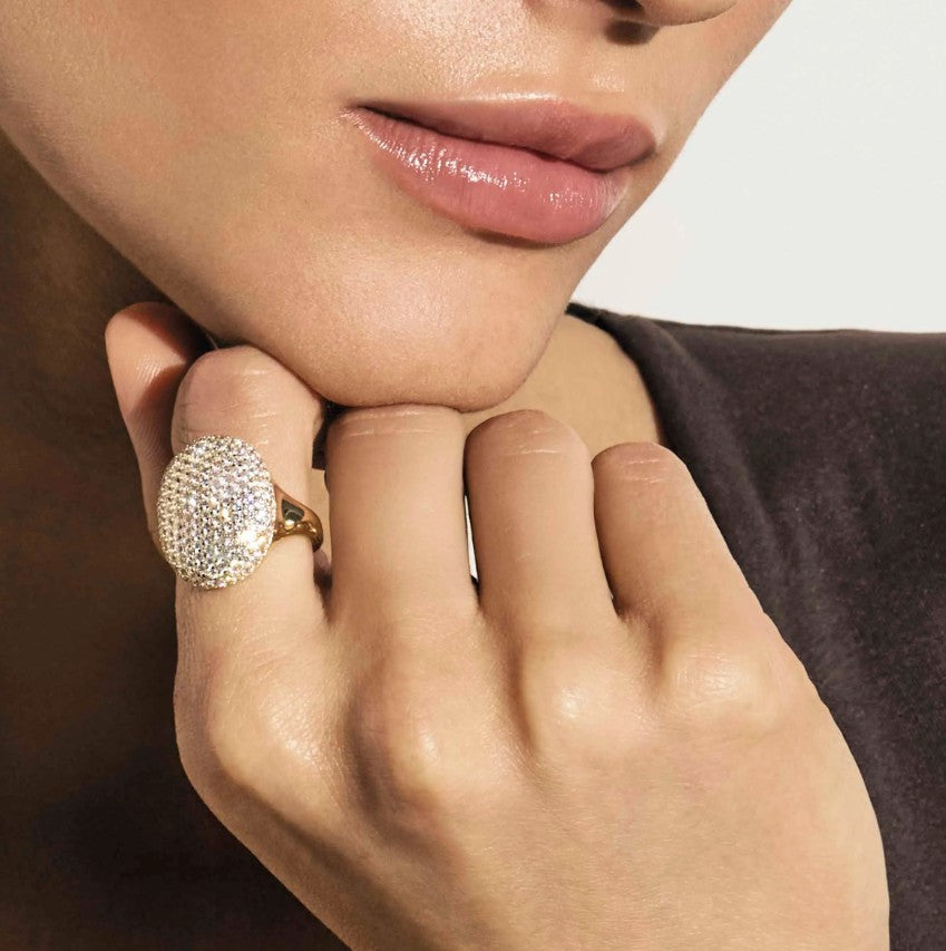 Precious Moves ring with Cubic Zirconia