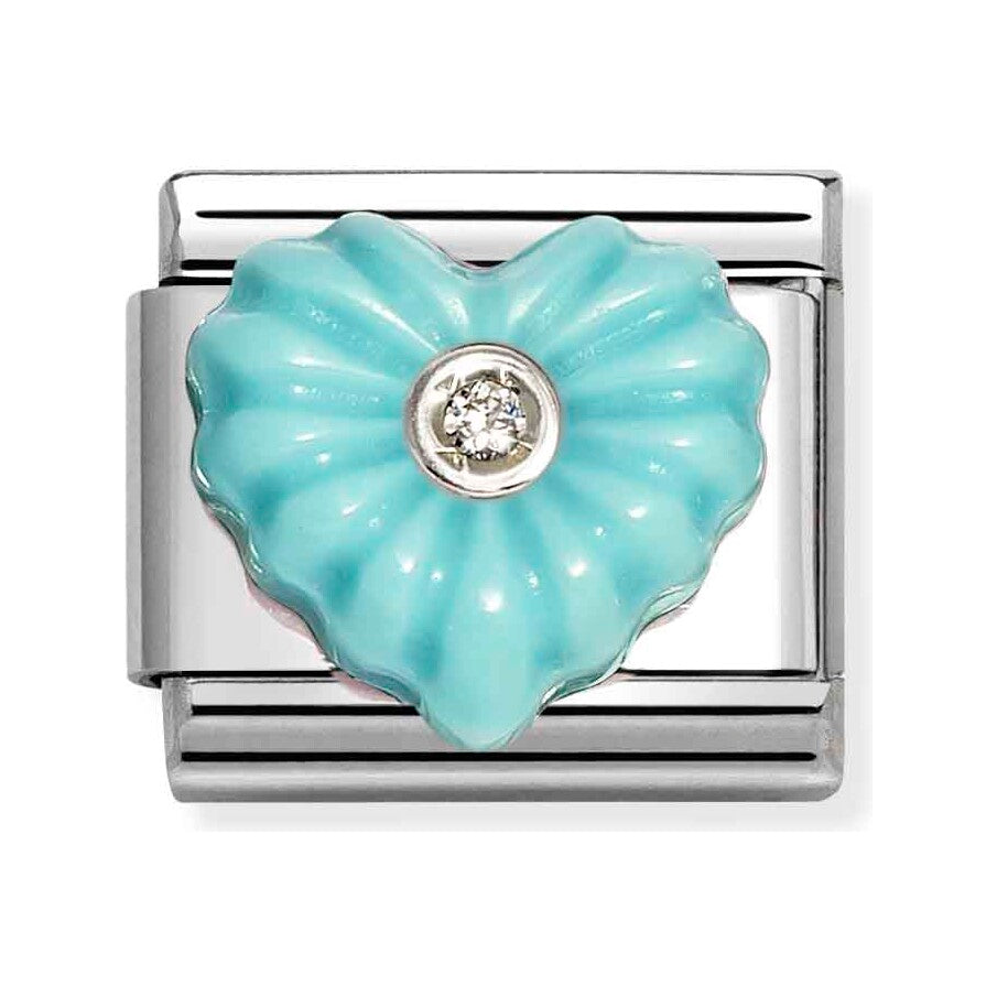 TURQUOISE RESIN Heart