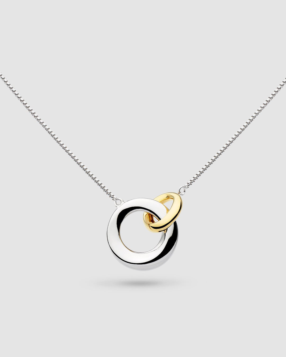 Bevel Cirque Link Golden Necklace