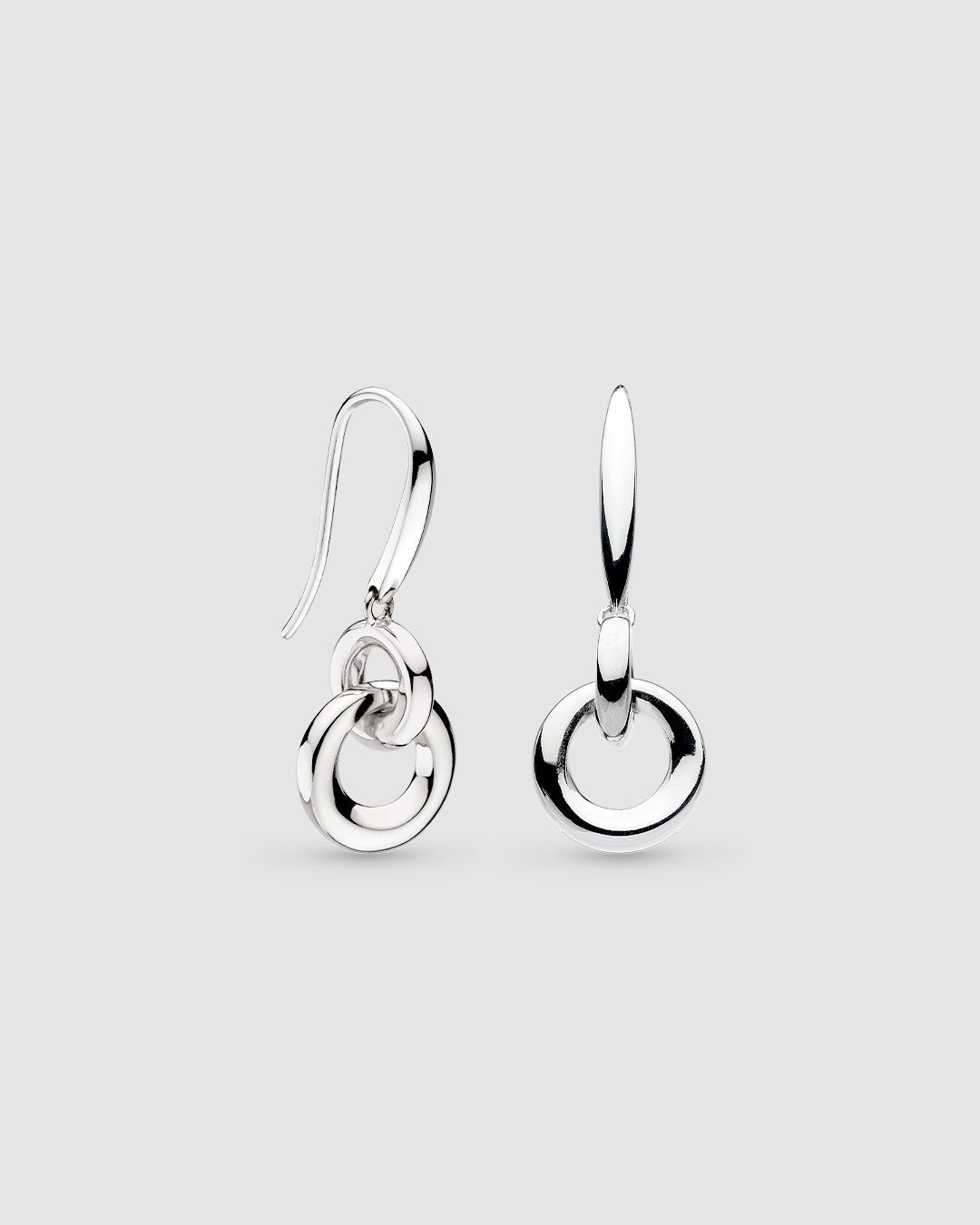 Bevel Cirque Link Drop Earrings
