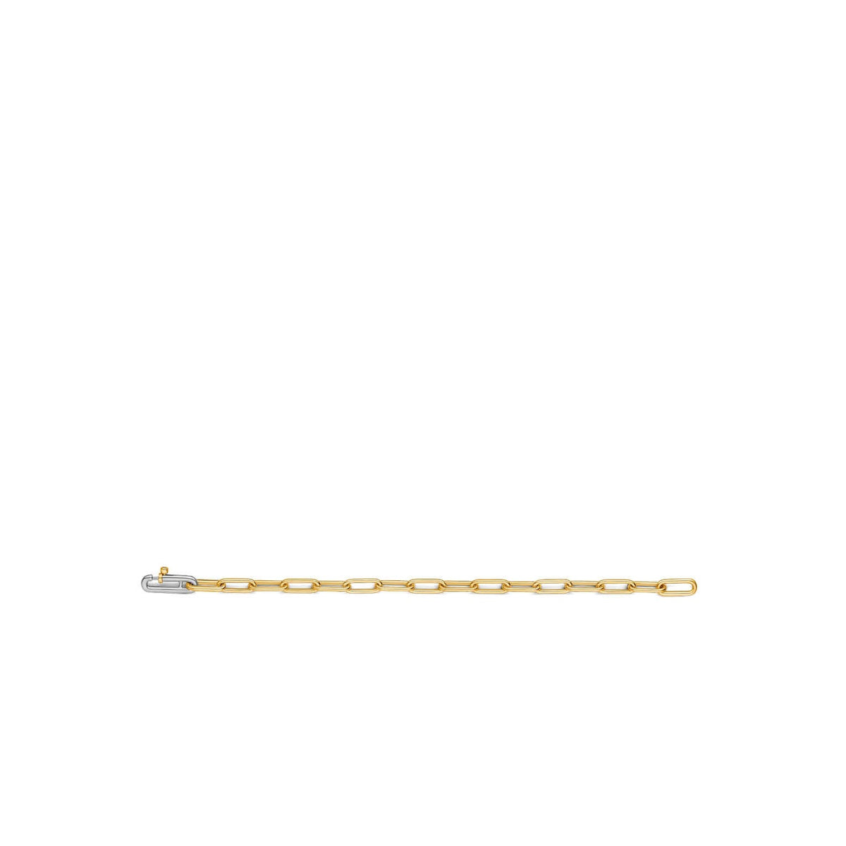 Closed Forever Chain Bracelet, medium.