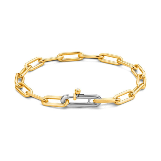 Closed Forever Chain Bracelet, medium.