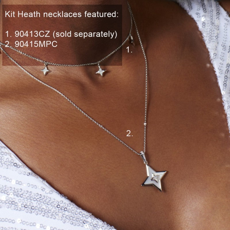 Céleste Astoria Glitz Mother of Pearl Star Necklace