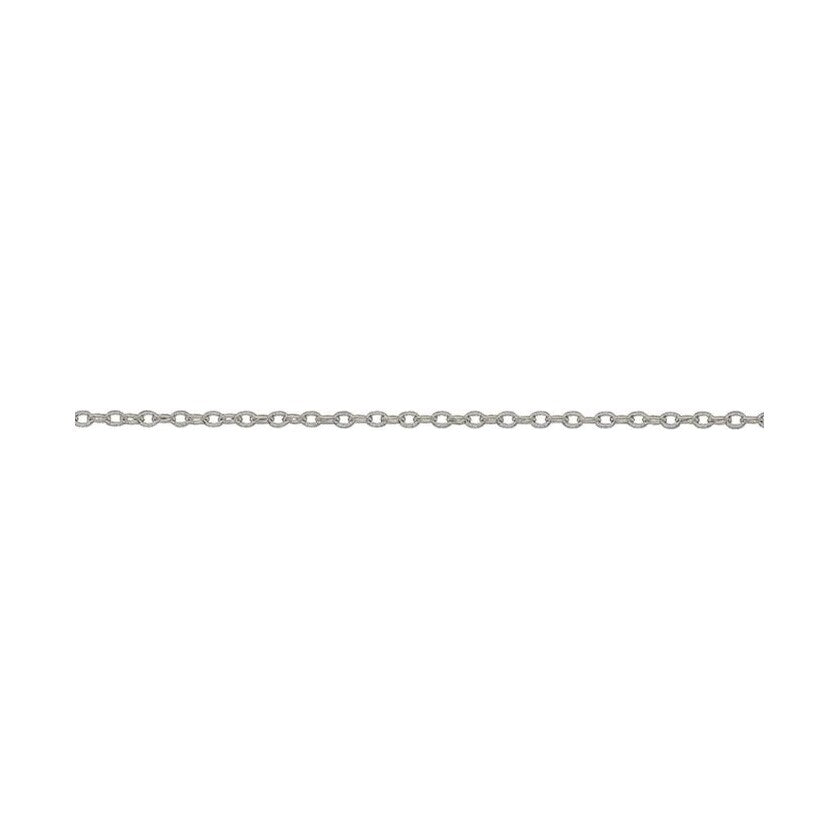 9ct White 11/20 Trace 18"/45cm