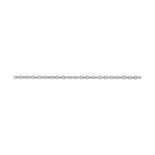 9ct White 11/20 Trace 18"/45cm