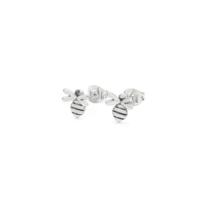 Silver Bee Stud Earrings – SBUNSS