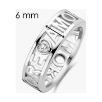 TI SENTO Ring, size 58.