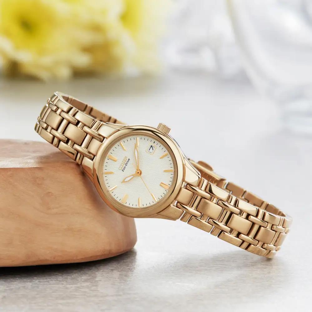Citizen Gold Tone Ladies Eco-Drive Watch