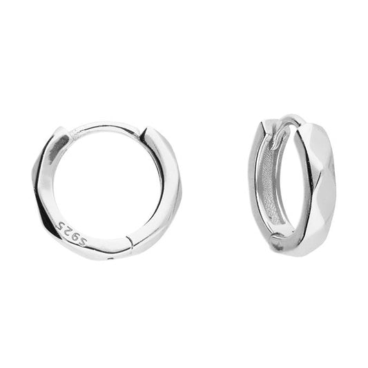 8.4mm squared huggie hoop