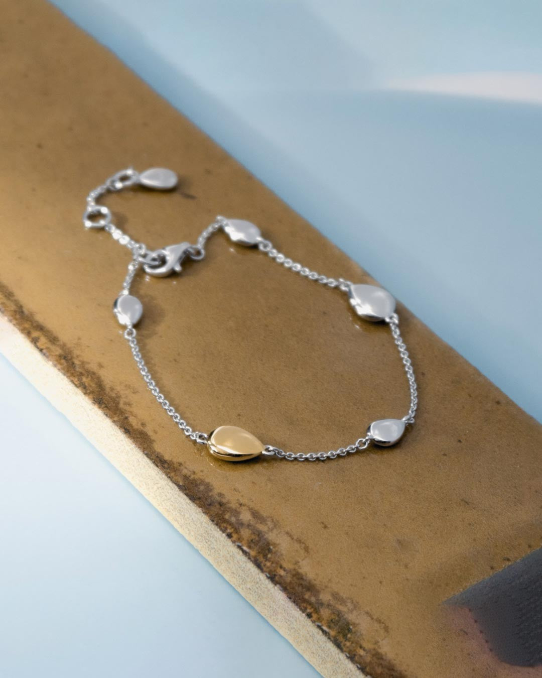 Coast Pebble Golden Station Bracelet