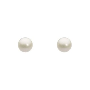 Freshwater Button Pearl 5.5mm Studs