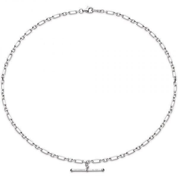 Revival Figaro Chain Link T-bar Style Necklace