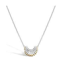 Essence Radiance Golden Small Fan Necklace