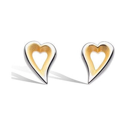 Kit Heath Desire Love Story Heart Stud Earrings