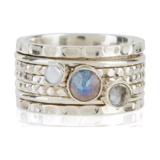 Ethereal Galaxy Spinning Ring