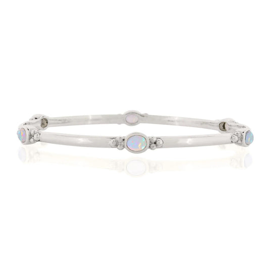 Holi Jewel Bangle - Opal