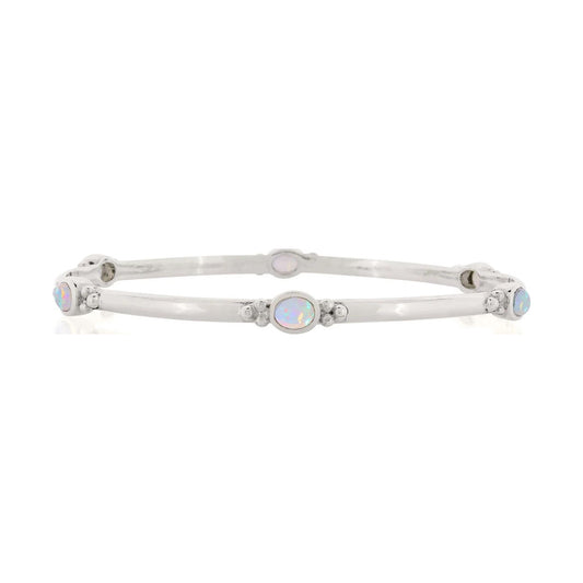 Holi Jewel Bangle - Opal