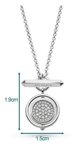 Revival Eclipse Lux Pave Spinner Necklace