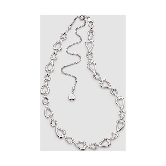 Desire Love Story Heart Multi-Link Slider Necklace