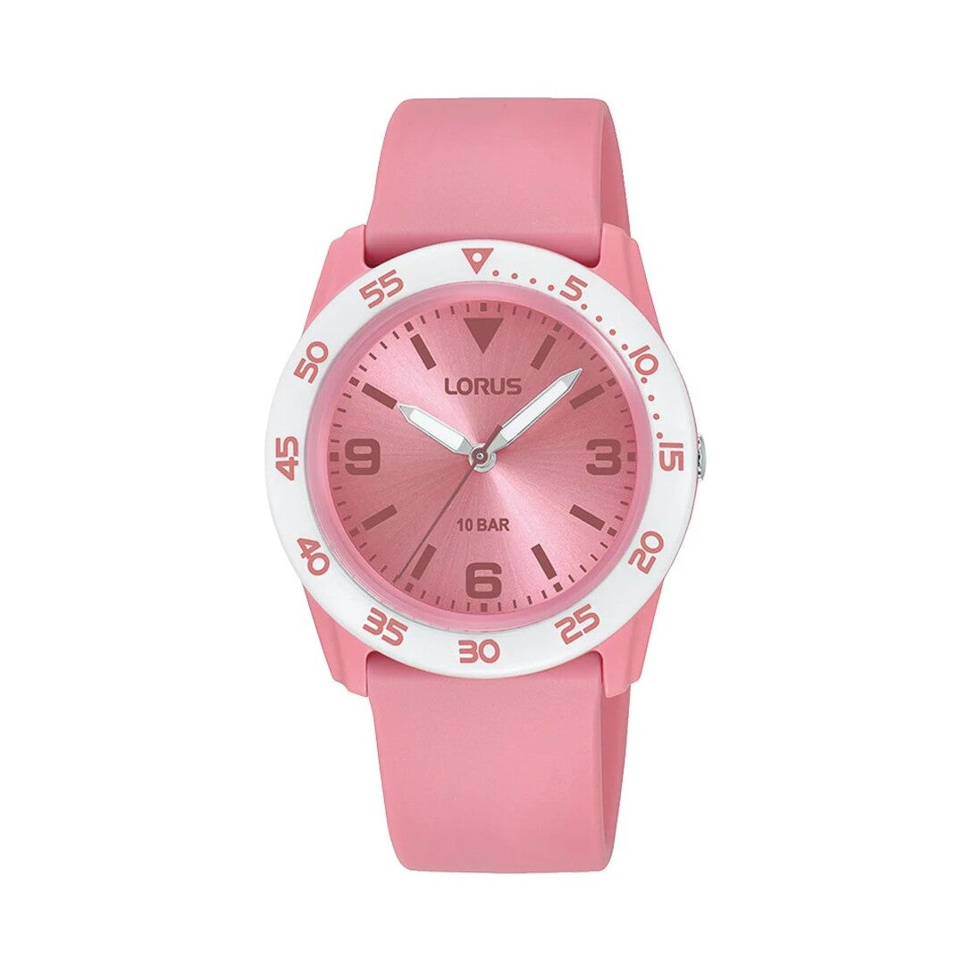 Lorus Pink Silicone Watch
