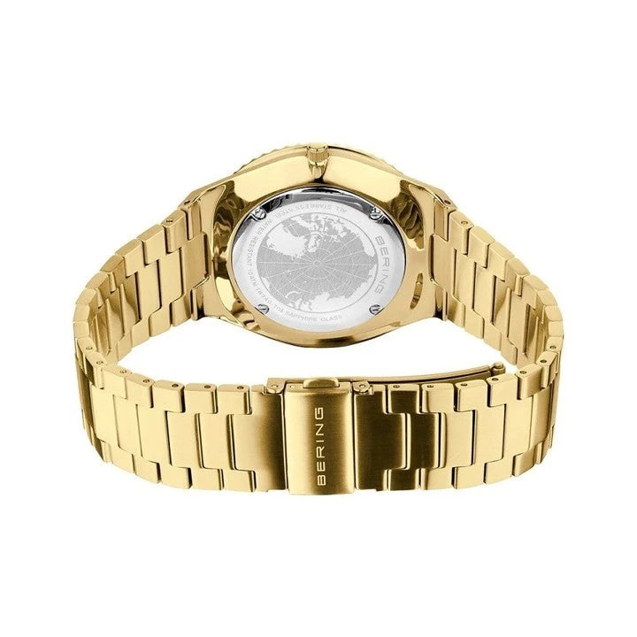 BERING 18940-732 Arctic Sailing Gold Plated Bracelet Watch