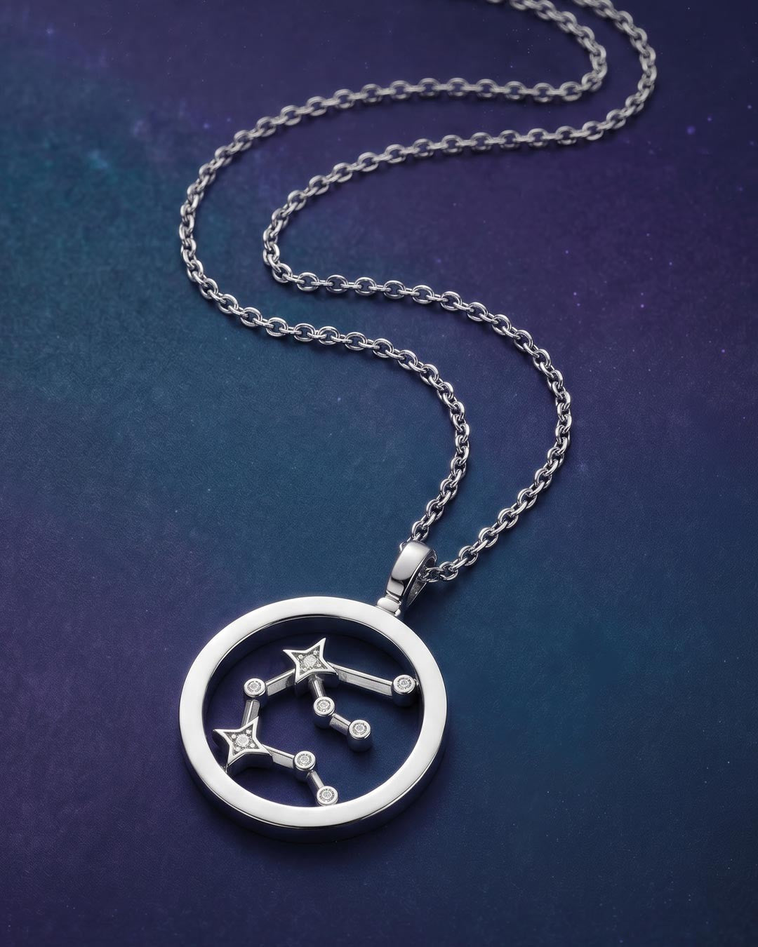 Céleste Constellation Aquarius Necklace