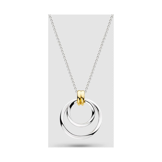 Bevel Unity Golden Duo Necklace