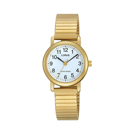 Ladies Gold Plated Expanding Watch