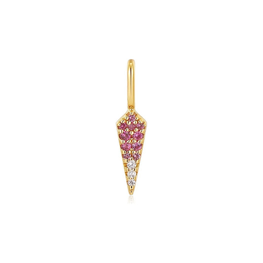 Gold Ombré Pink Charm
