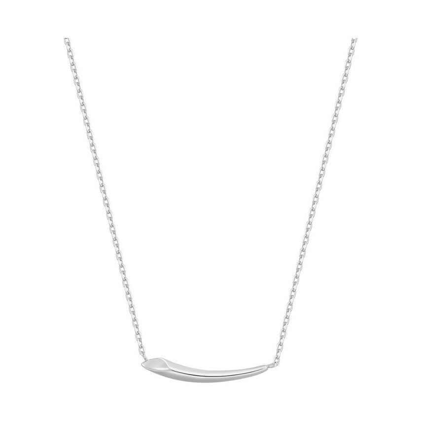 Ania Haie Silver Arrow Bar Necklace