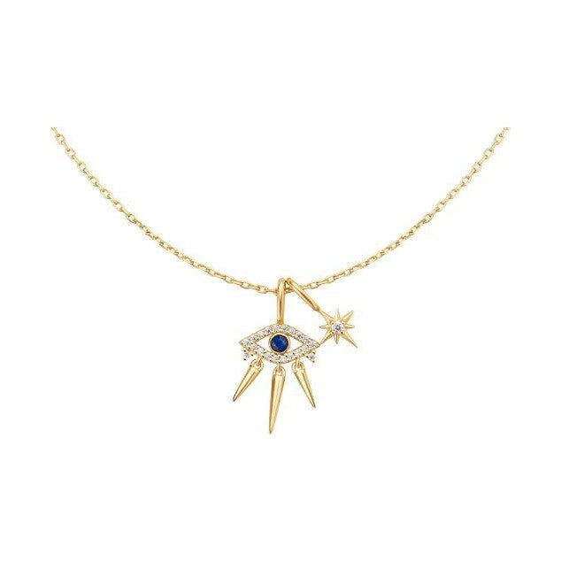 Ania Haie Gold necklace with a pair of fun pendants