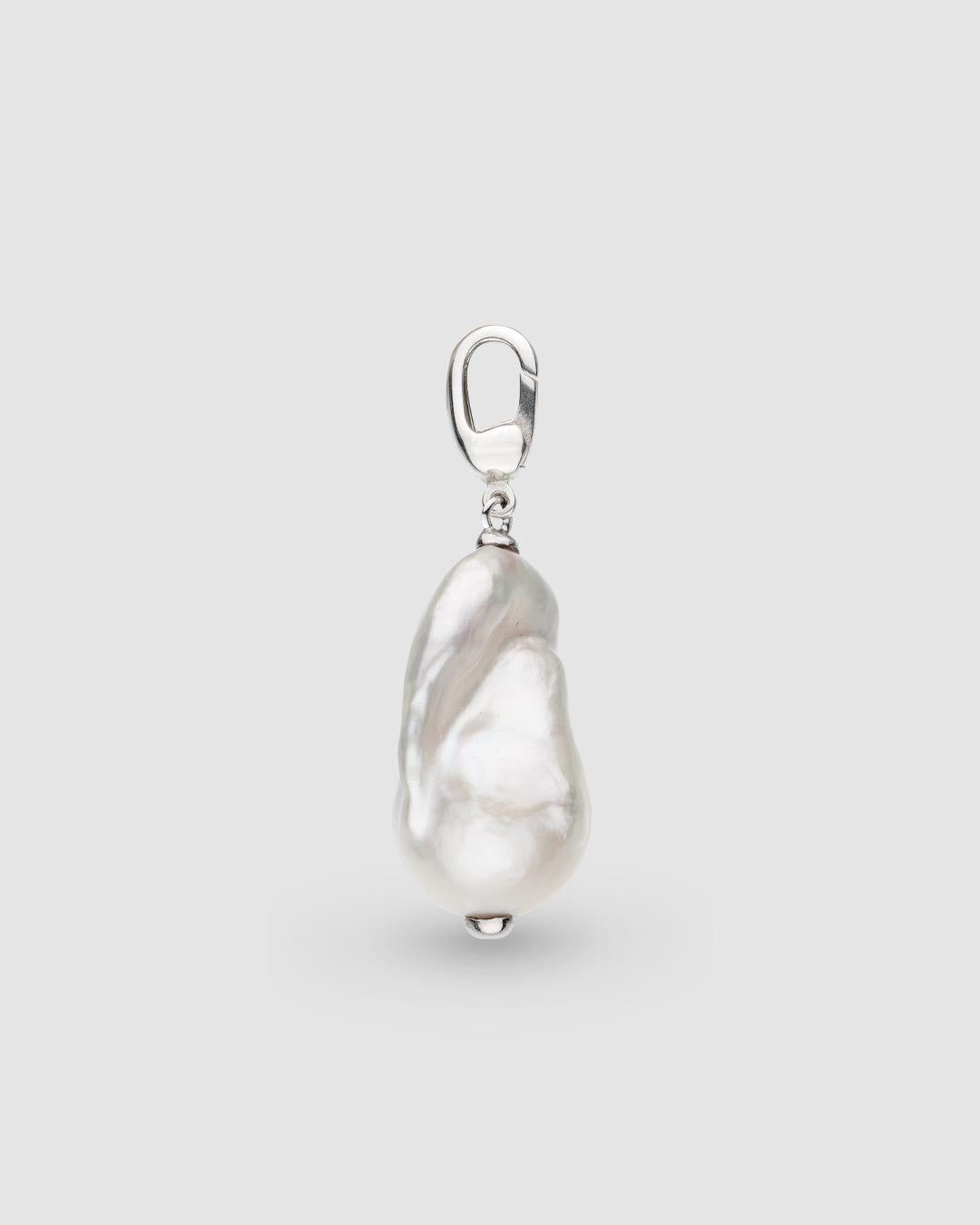 Revival Baroque Pearl Link Charm Pendant