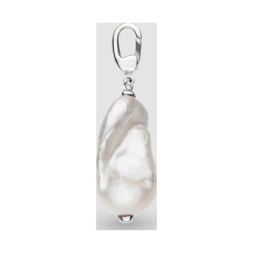 Revival Baroque Pearl Link Charm Pendant