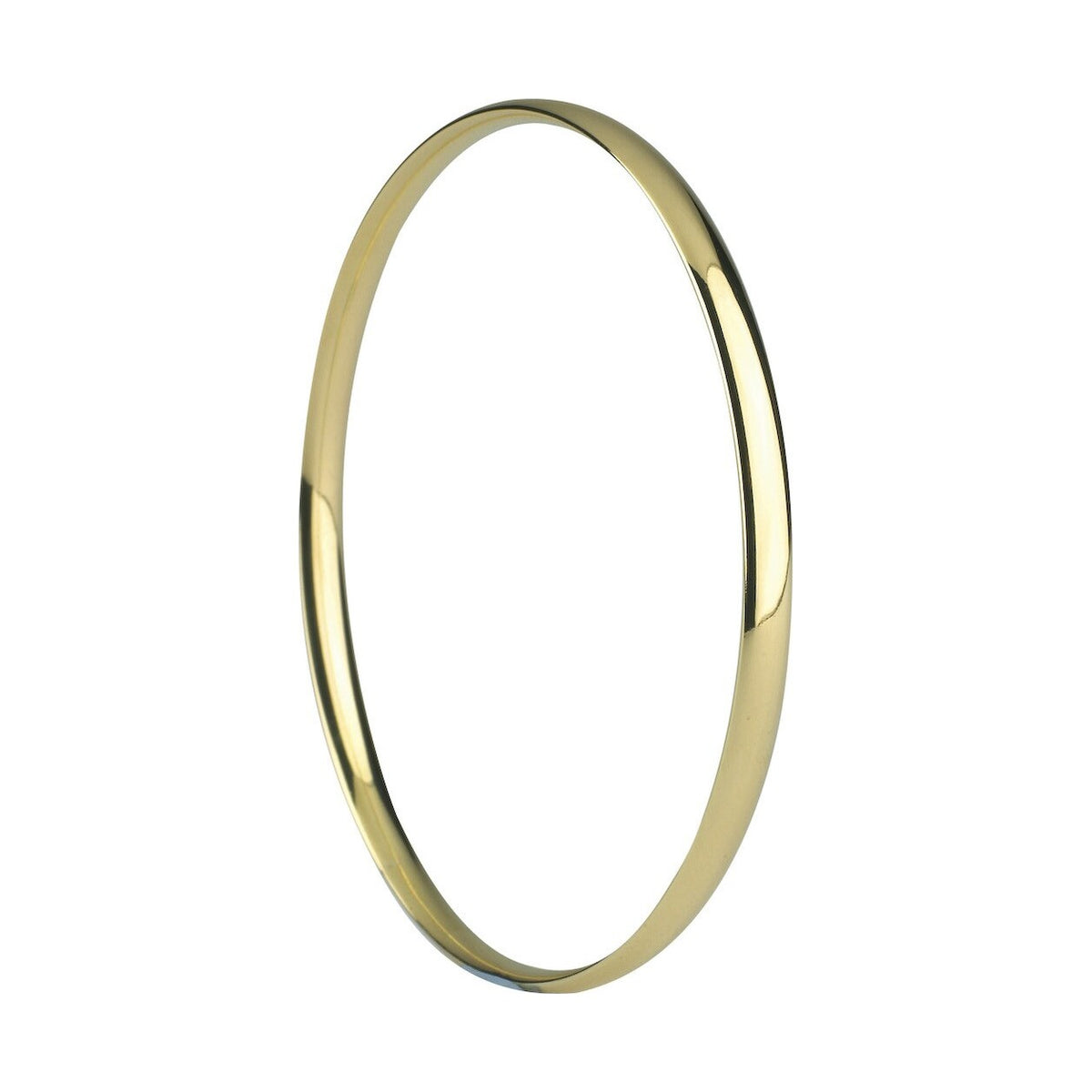 9ct Yellow Court Shaped Bangle 1