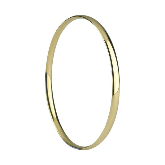9ct Yellow Court Shaped Bangle 1