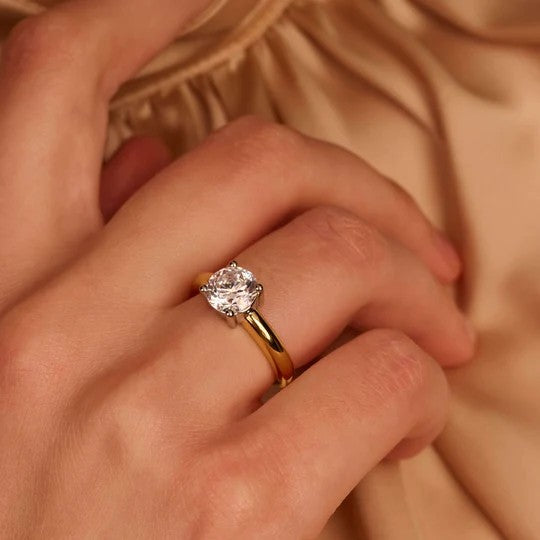 Classic Zirconia Ring 8mm, size 52