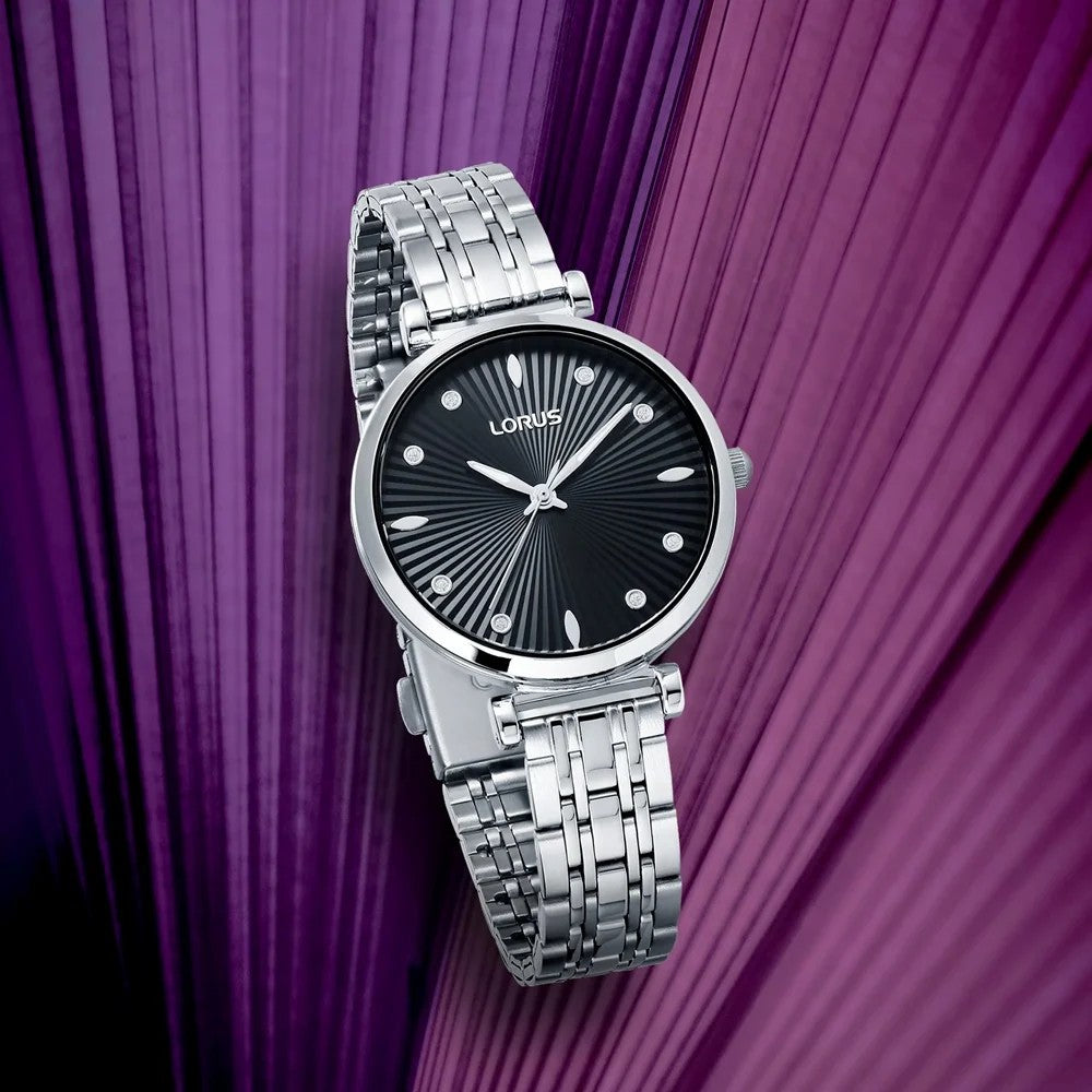 Lorus Ladies Radiance Black Dial Ladies Watch