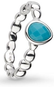 Coast Pebble Azure Magnesite Gemstone Ring