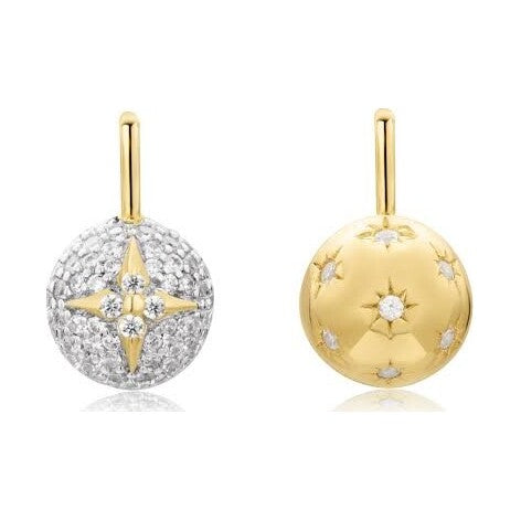 Ania Haie Gold Pave Star Sphere Charm