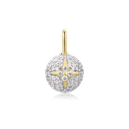 Ania Haie Gold Pave Star Sphere Charm