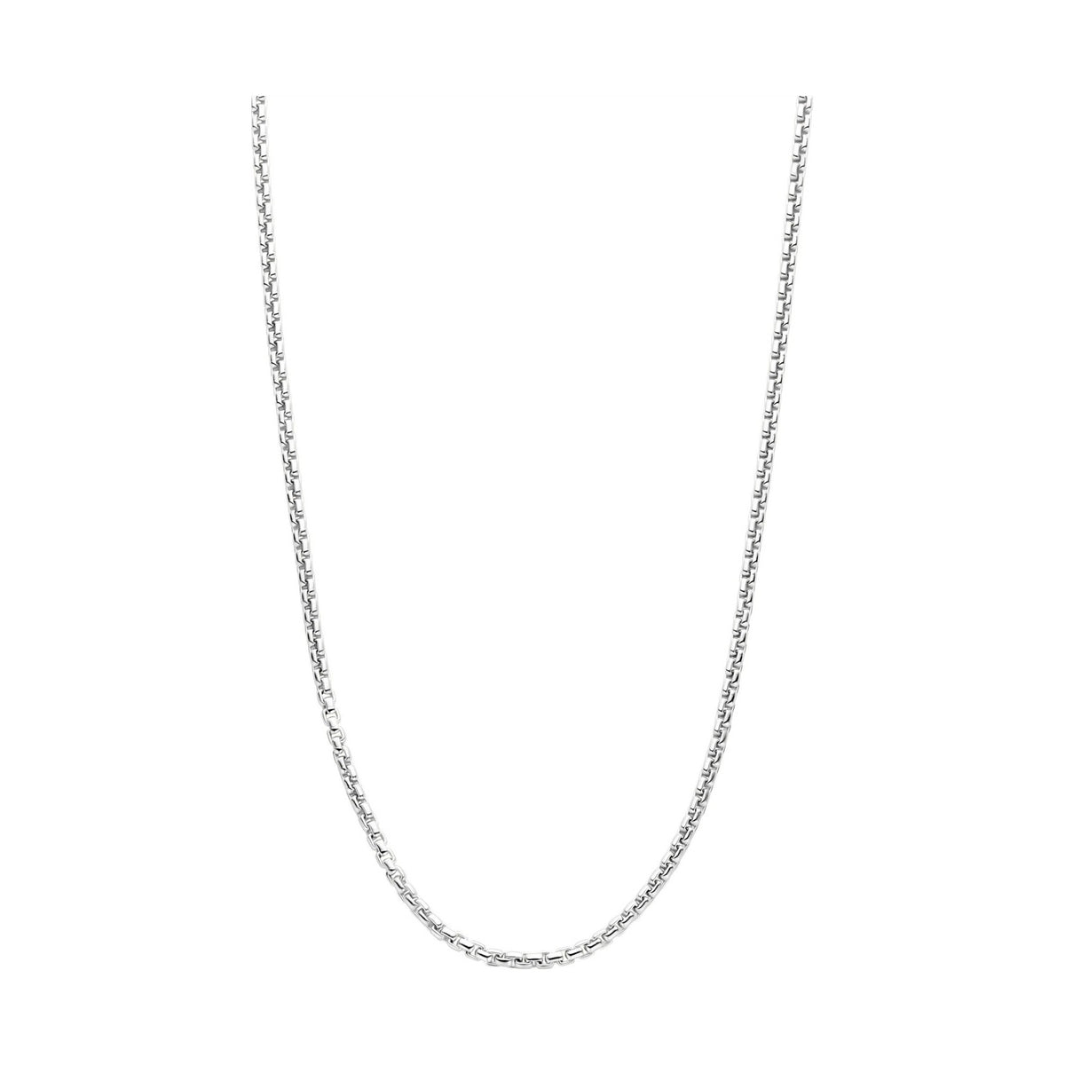 Basic Box Chain Necklace, 40cm.