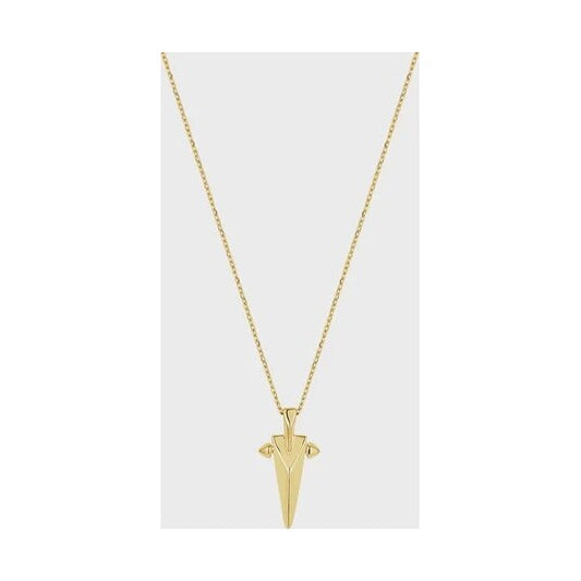 Ania Haie Gold Geometric Point Pendant Necklace