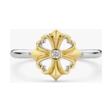 Vintage Clover Ring, size 54