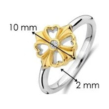 Vintage Clover Ring, size 54