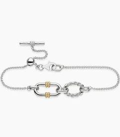 Marina Rope Link Duo Golden Slider Bracelet