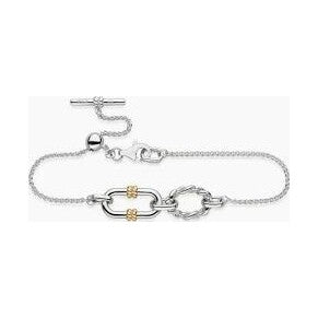 Marina Rope Link Duo Golden Slider Bracelet
