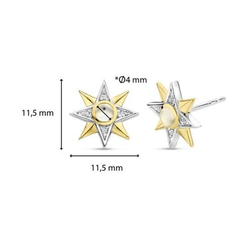 Star Pearl Earrings