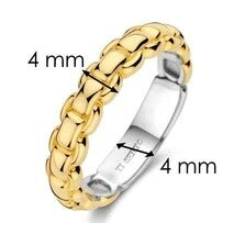 TI SENTO Ring 12319SY, size 54.