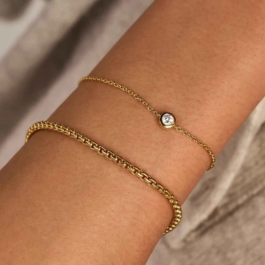 Classic Box Chain Bracelet, medium.