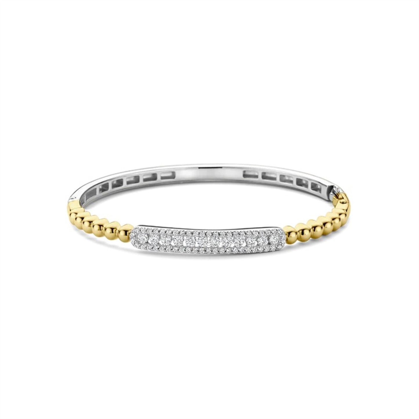 Beaded Pavé Bangle